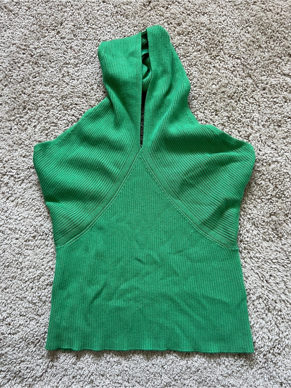 Anthropologie key hole halter top
